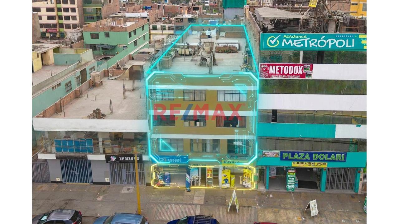 Edificio Comercial En Venta Frente A Panamericana Norte Los Olivos