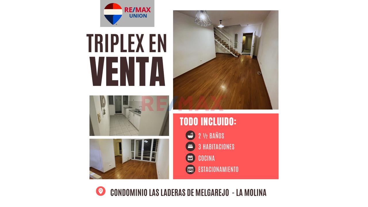 Triplex En Venta En Condominio Las Laderas De Melgarejo - 1