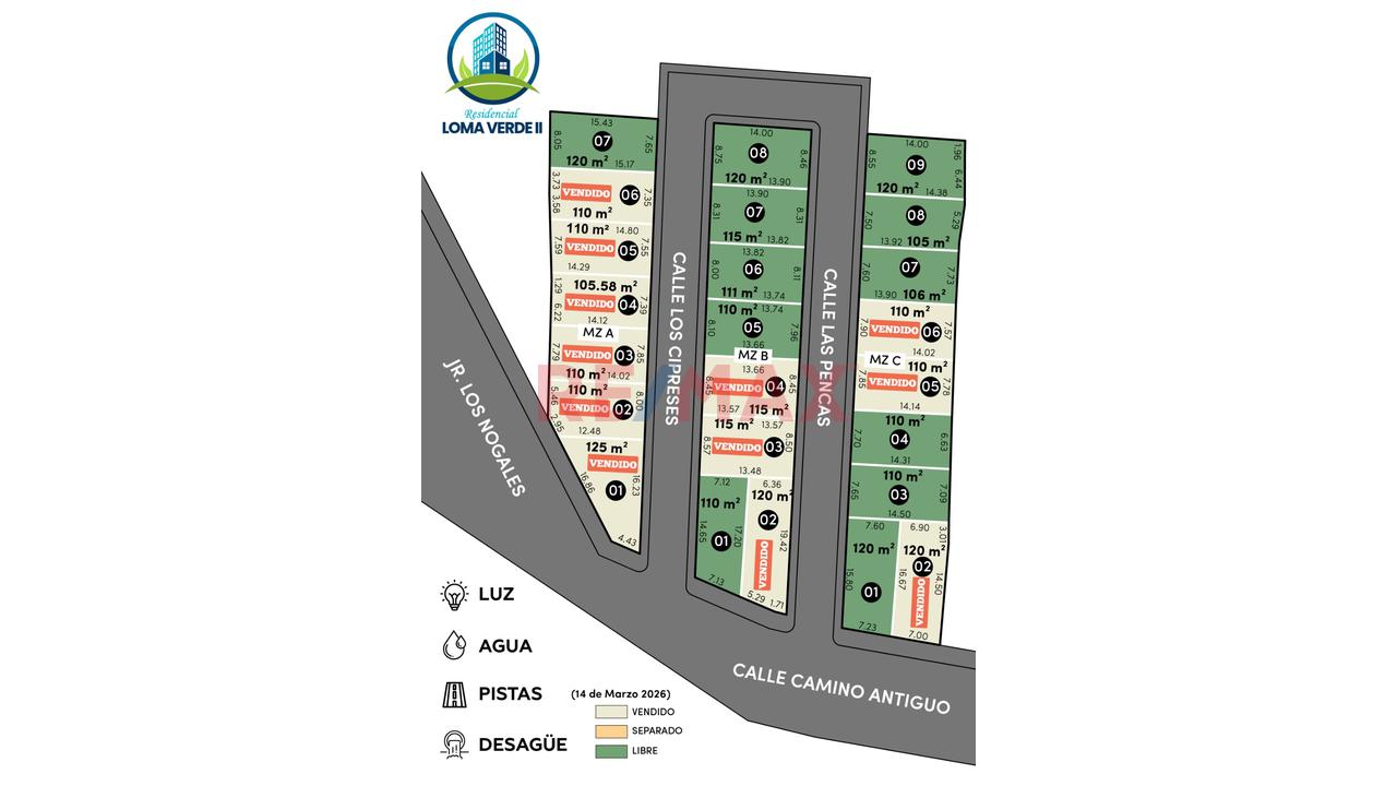 Residencial Loma Verde Ii - San Jeronimo De Tunan Huancayo Lotes Desde 60 Mil Soles - 3