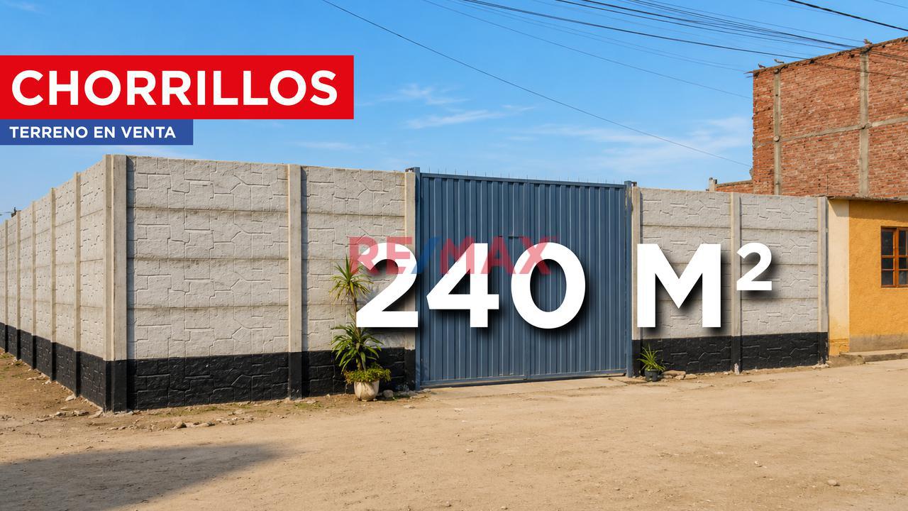 Terreno En Venta En Chorrillos 240 M² Con Doble Frente Ideal Para Proyecto Inmobiliario - 1