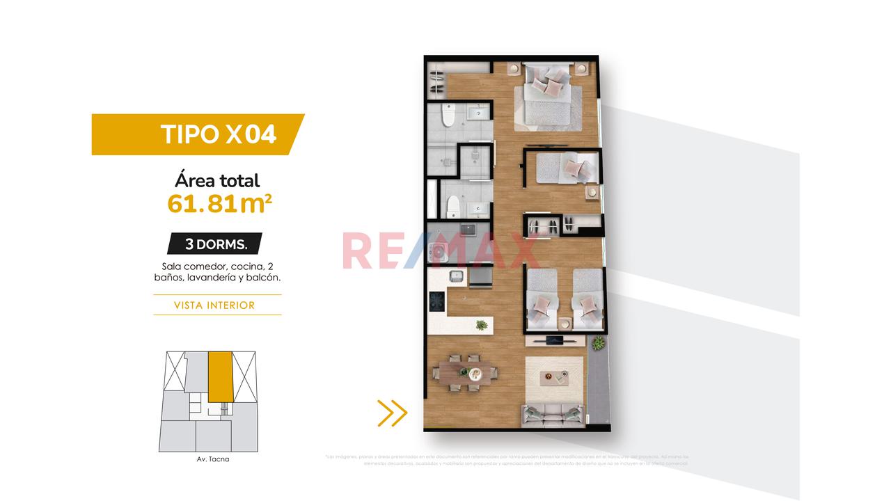 Departamento 3 Habitaciones En Venta - San Miguel- Desde 56.38 Mt2 — foto 2