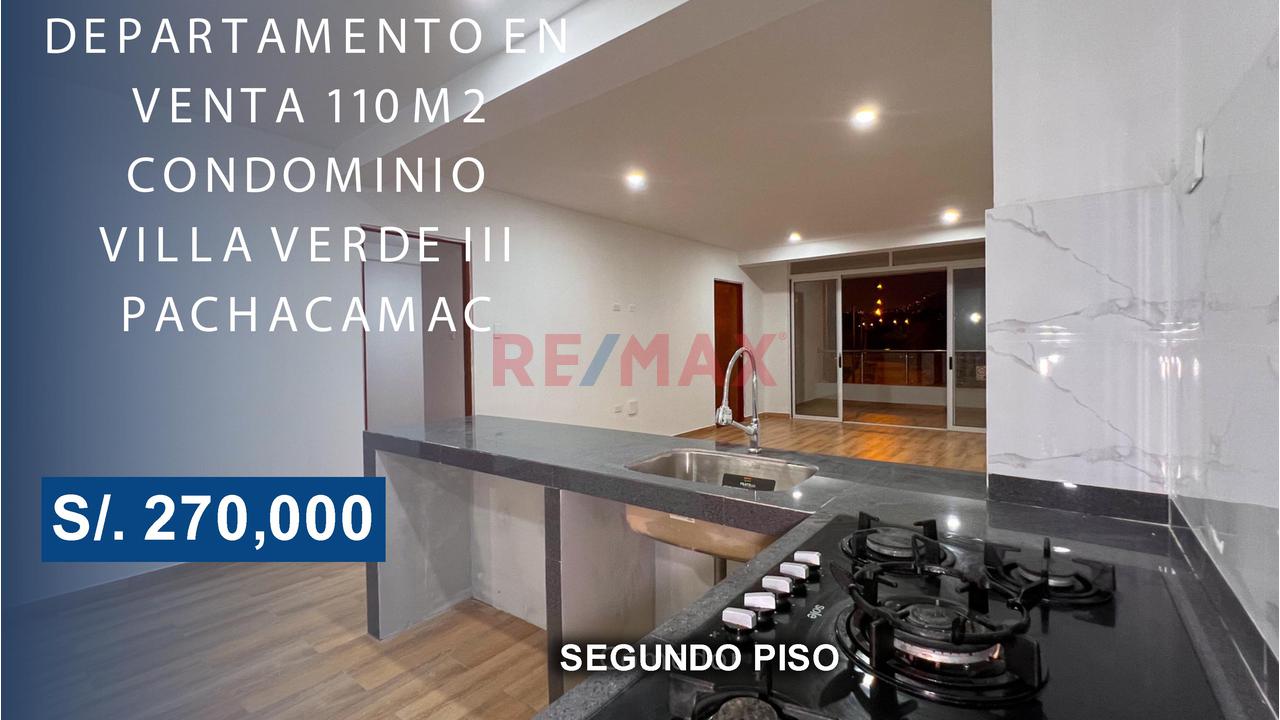 Impecable Flat De 4 Dormitorios Con Balcon Y Vista Exterior En Villa Verde Pachacamac — foto 2