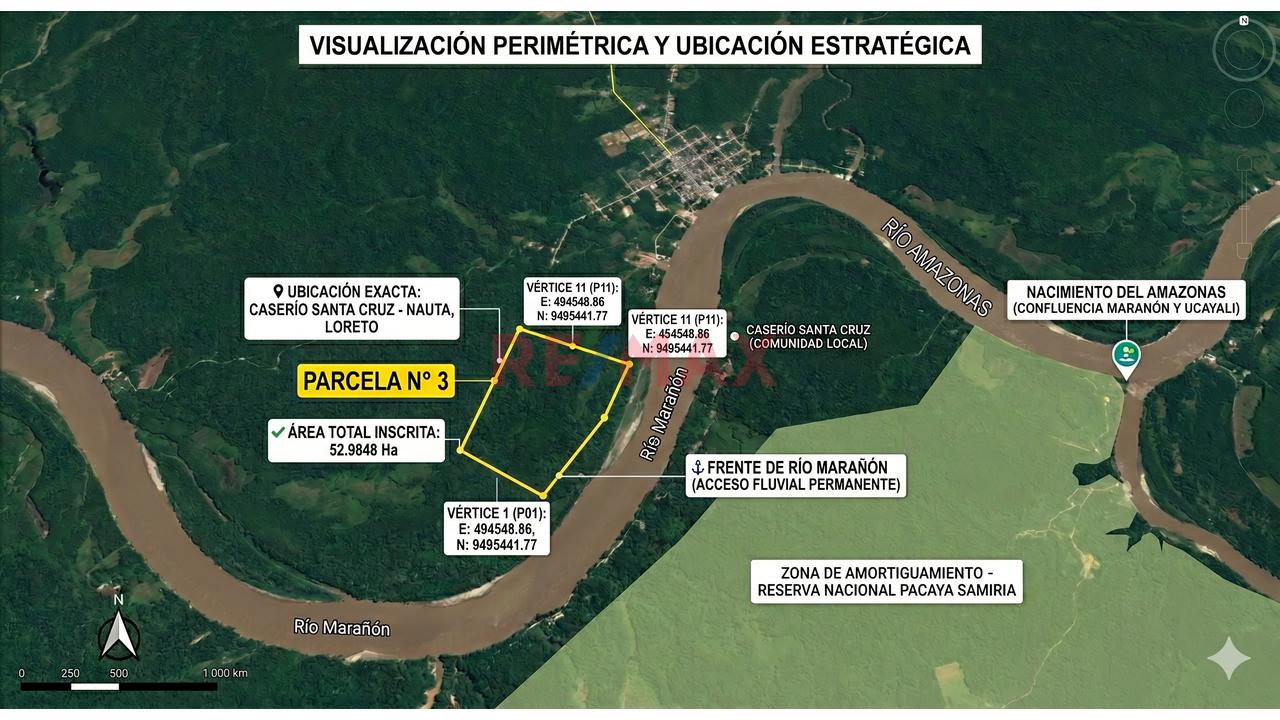 Terreno de 529848 m² en Nauta
