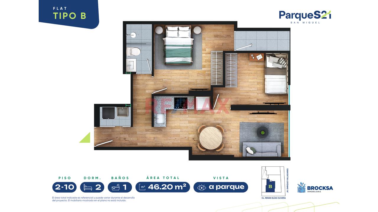 ✨ Venta Departamento Estreno 2 Habitaciones / 1 Baño  En San Miguel - Cerca A La Upc ✨  Preventa — foto 5