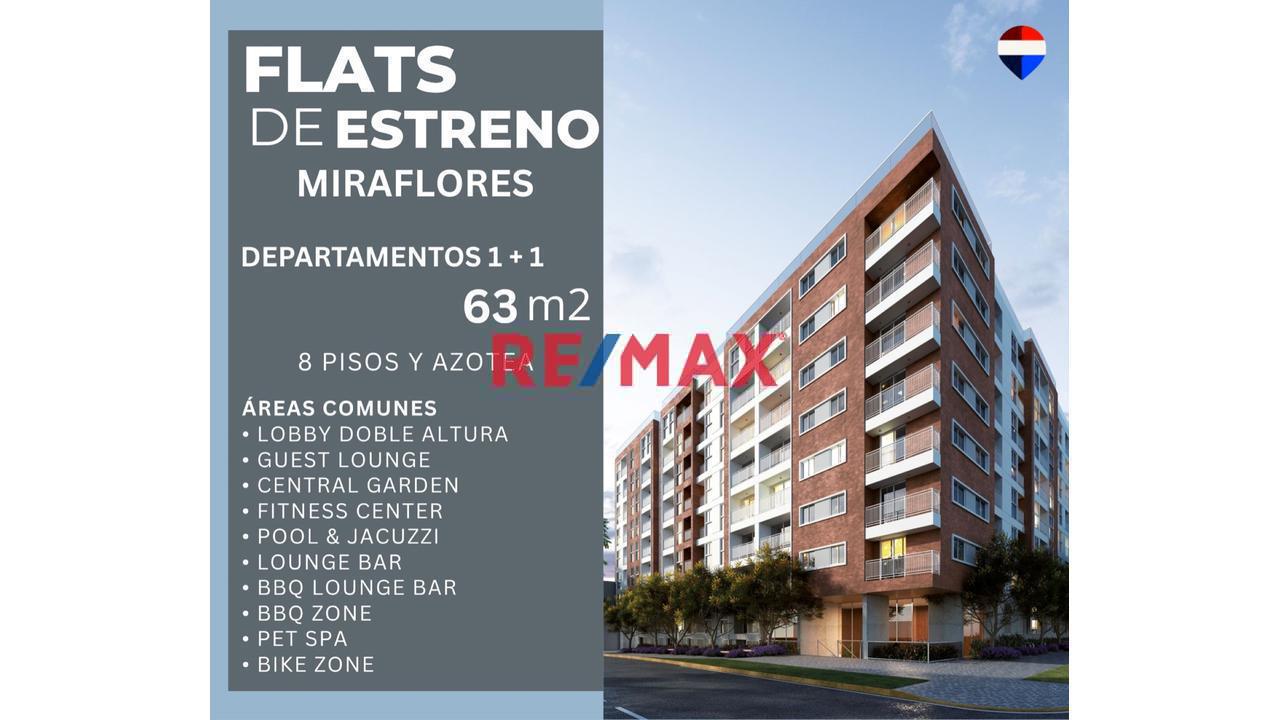 Departamentos 1+1 En Miraflores