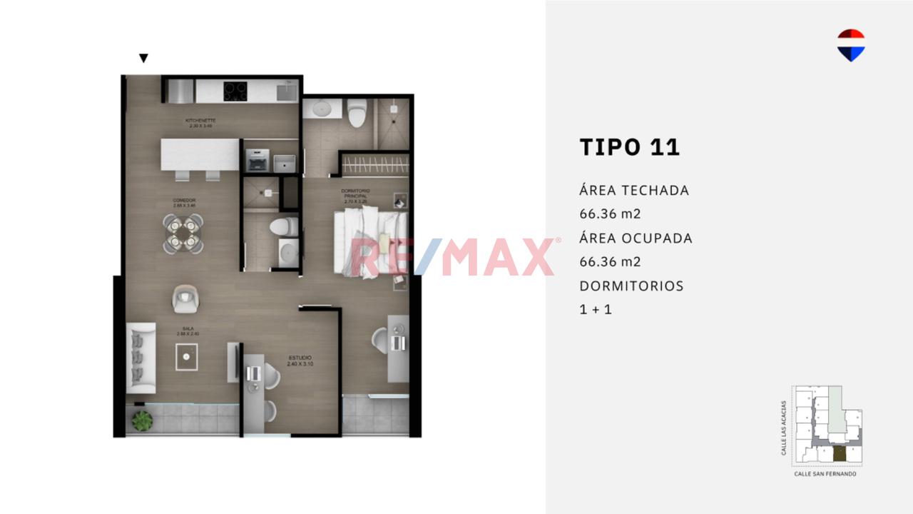 Departamentos 1+1 En La Mejor Zona De Miraflores — foto 3