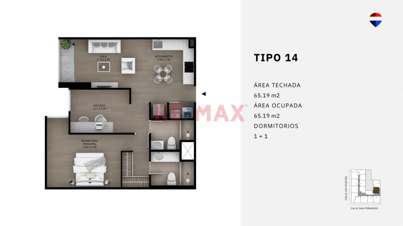 Flats De 65 M2 En Miraflores — foto 3