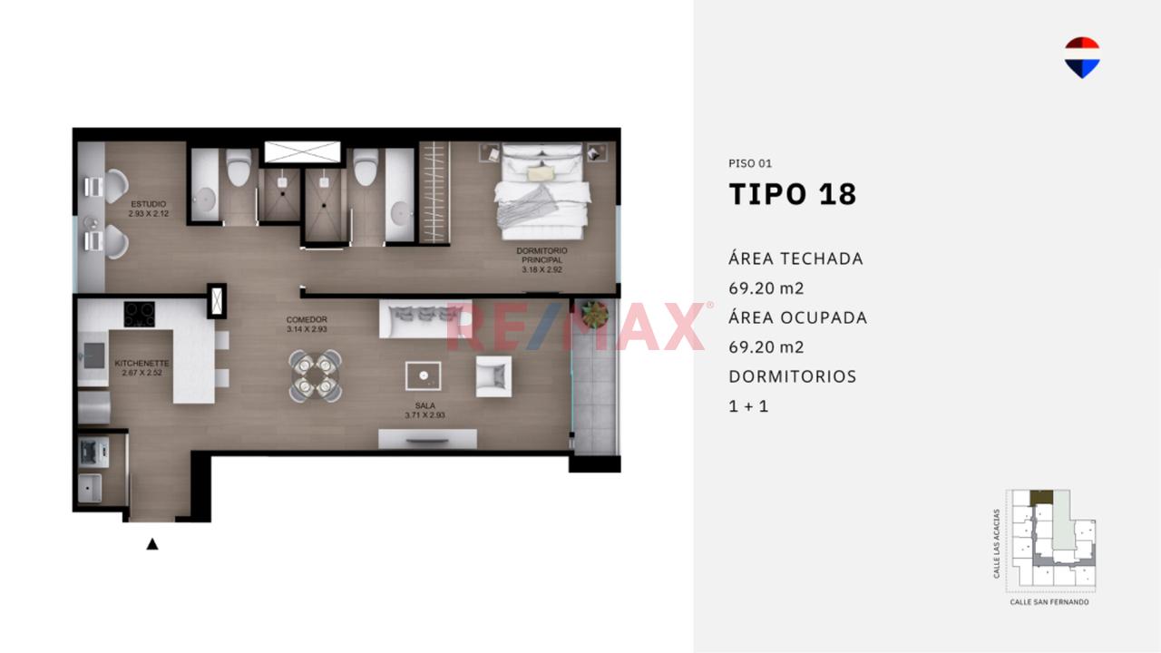Flats De 69 M2 En Miraflores — foto 4