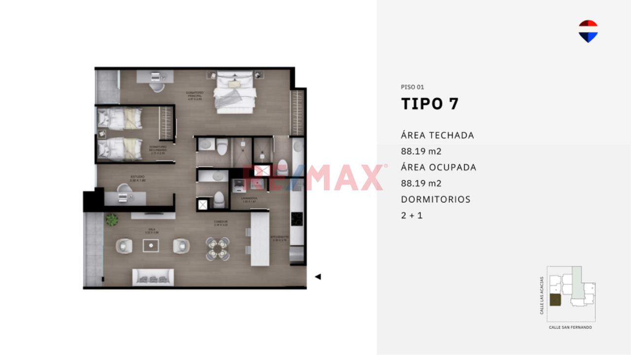 La Mejor Alternativa En Miraflores, Flats 2 Mas 1 — foto 3