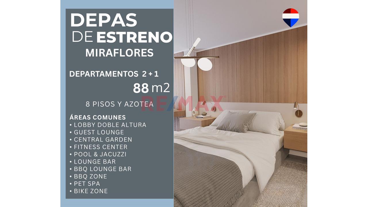 La Mejor Alternativa En Miraflores, Flats 2 Mas 1