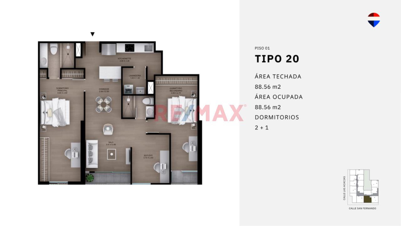 Dos Dormitorios Vista Exterior En Miraflores — foto 4