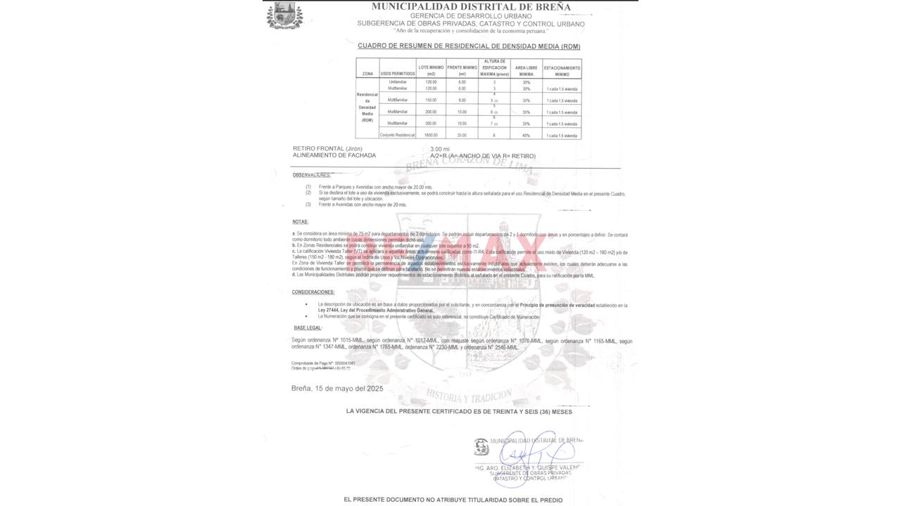 Terreno Venta Esquina - 426Mt2 - 11 Pisos Como Vis - A 2 Cdras De Pueblo Libre - 9
