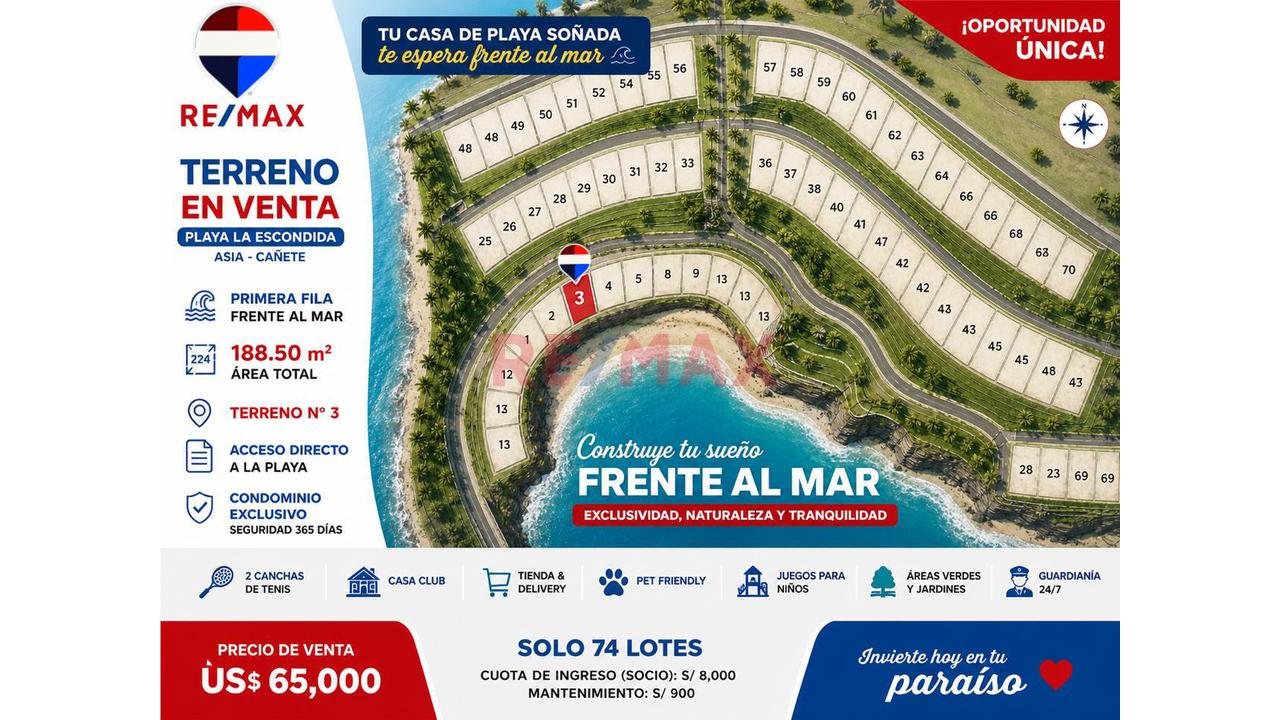 Se Vende Terreno 188.50 M2 En Playa La Escondida — foto 14