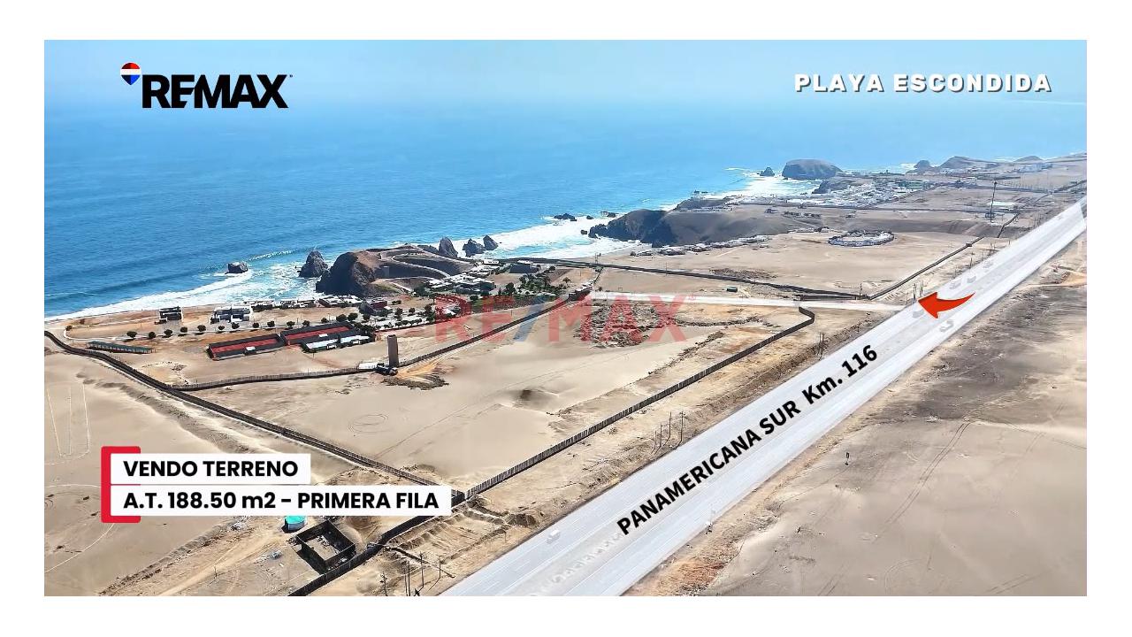 Se Vende Terreno 188.50 M2 En Playa La Escondida — foto 2