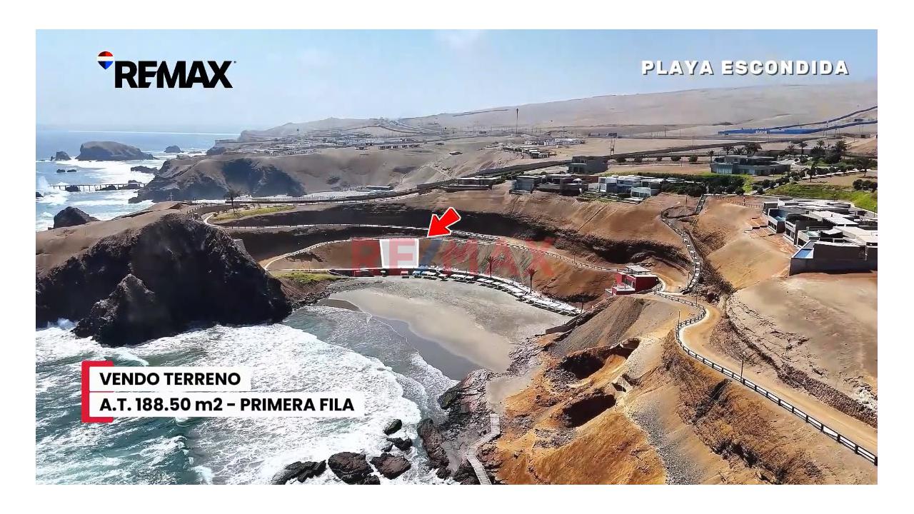 Se Vende Terreno 188.50 M2 En Playa La Escondida — foto 3
