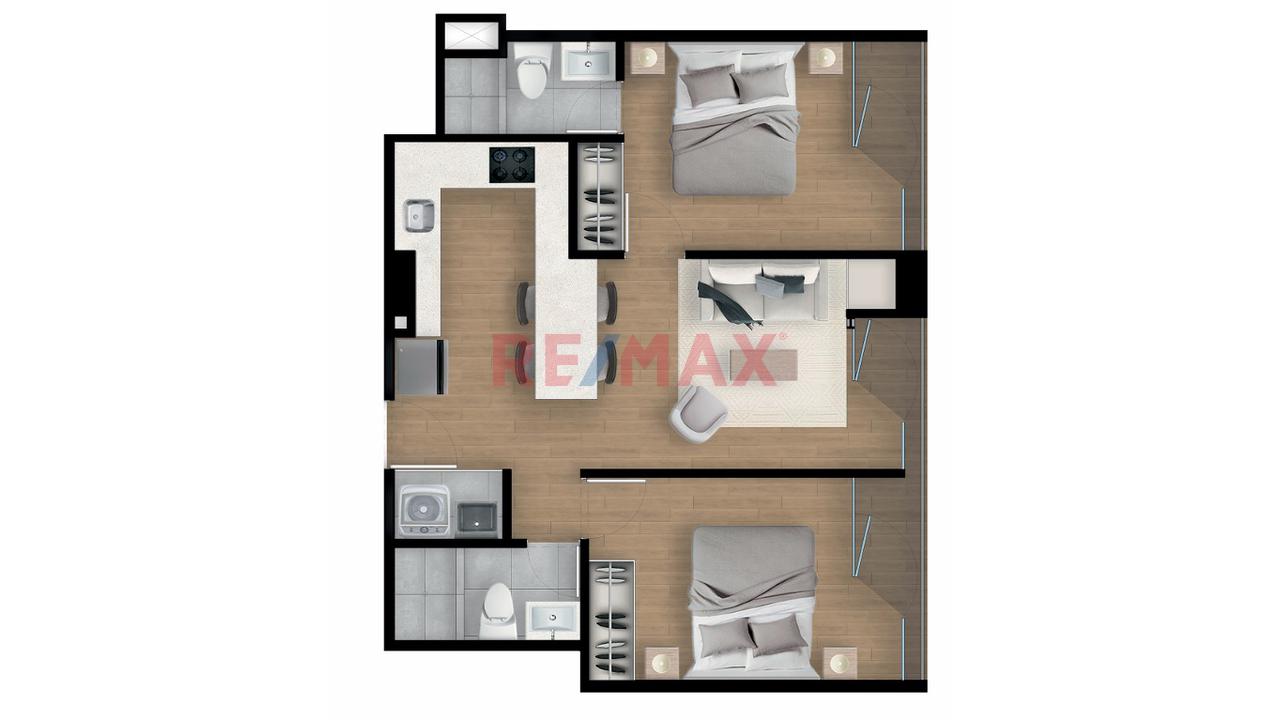 Moderno Departamento En Chorrillos — foto 9