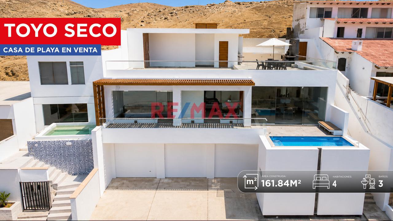 Moderna Casa De Playa Con Vista Al Mar En Toyo Seco - 1