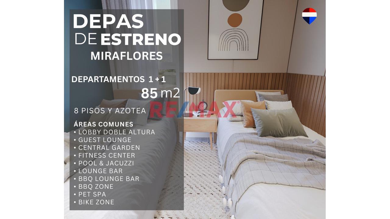 Flats En Miraflores Con Terraza