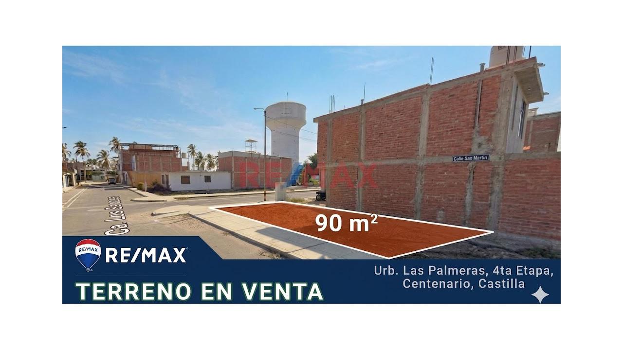 Terreno De 90M² (Lote 14) Y Lote Posterior Disponible En Urb. Las Palmeras, Castilla. Compra Juntos O Separados. — foto 2