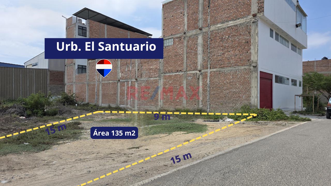 ¡Atención Inversionistas! Terreno En Esquina De 135 M² En Urb. El Santuario, Chiclayo - 1