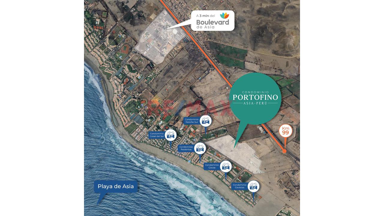 Venta De Terreno En Condominio Portofino De Asia - 8