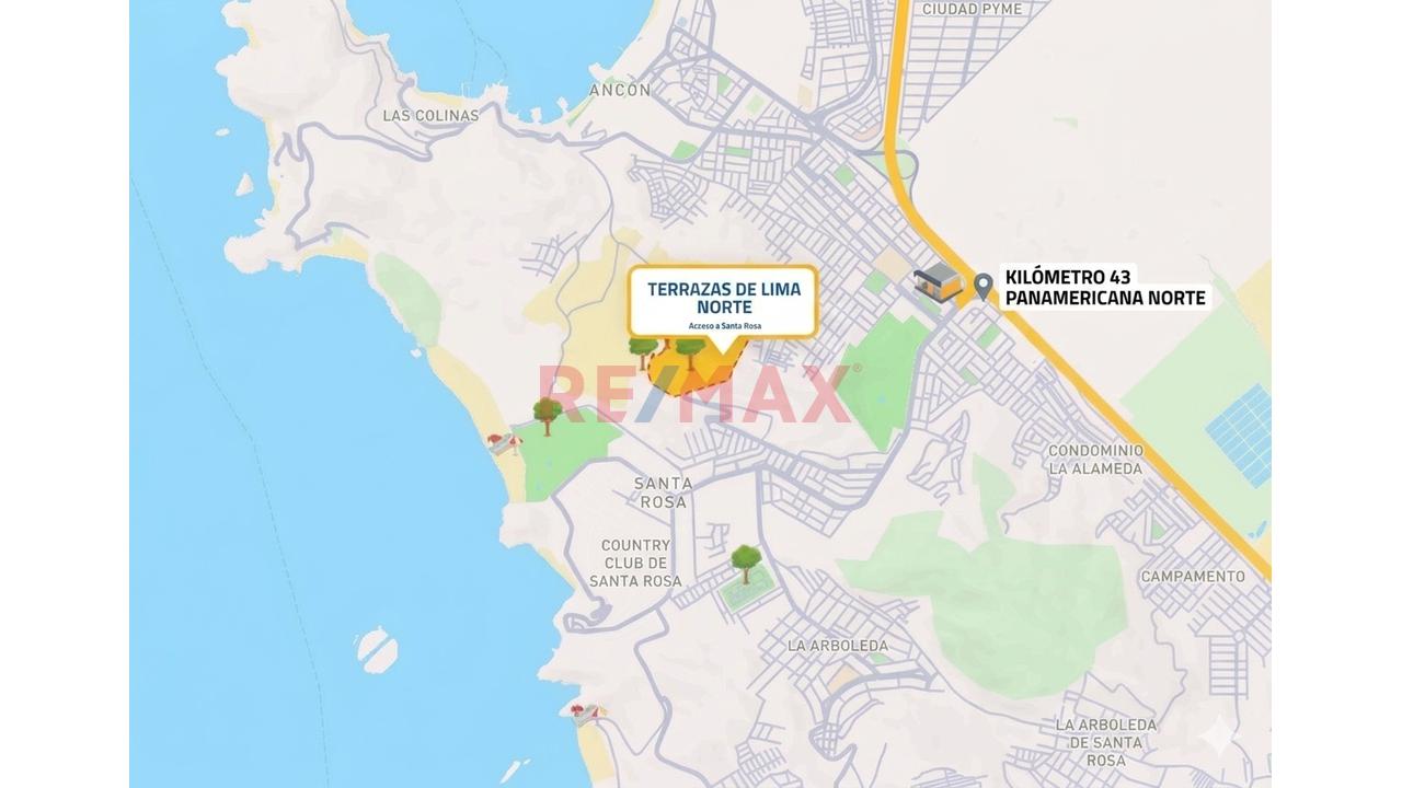 Lote En Venta Con Vista Al Mar - Terrazas De Lima Norte