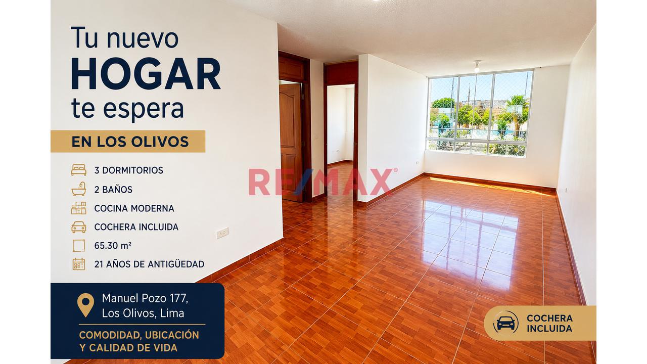 Venta Depa+Chochera Urb Villa El Sol-Los Olivos
