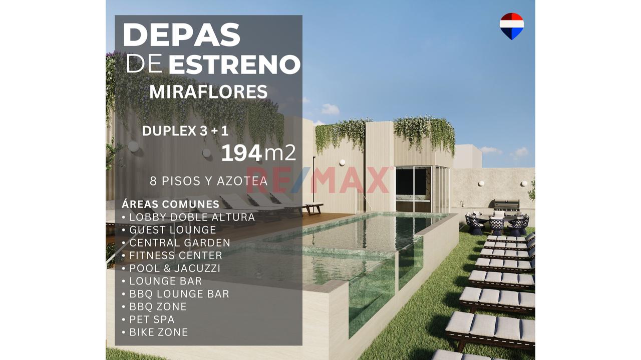 Duplex 3 Dormitoris En Miraflores