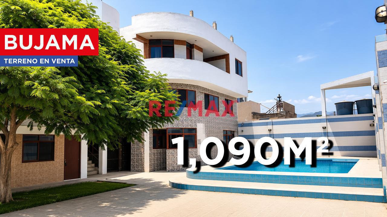Terreno En Venta En Bujama De 1,090 M² Con Doble Frente Ideal Para Casa De Playa O Inversión - 1