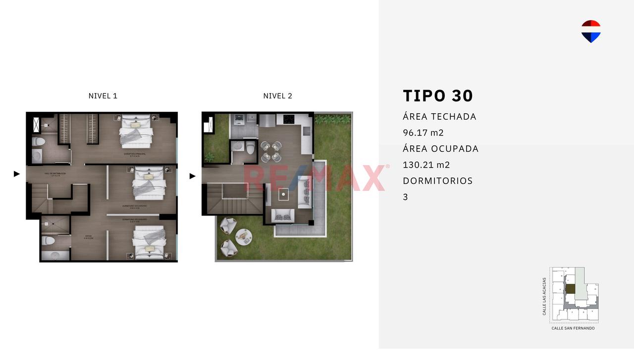 Duplex 3 Dormitorios Miraflores — foto 3