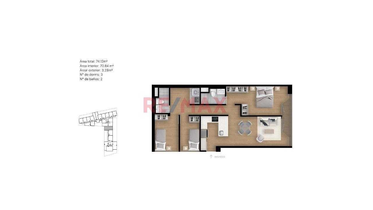Departamento Tres Habitaciones En La Mejor Zona De Chorrillos — foto 12
