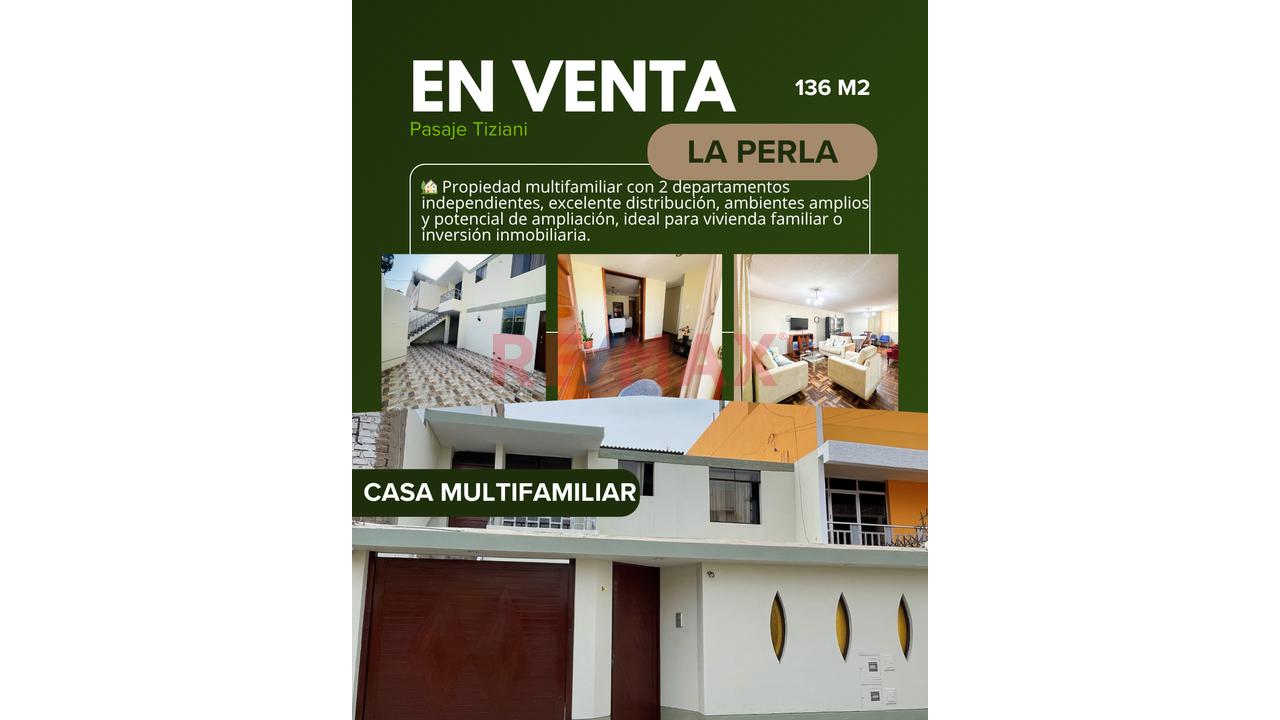 🏡 Casa Multifamiliar En Venta En La Perla – 2 Pisos Independizados + Aires - 1