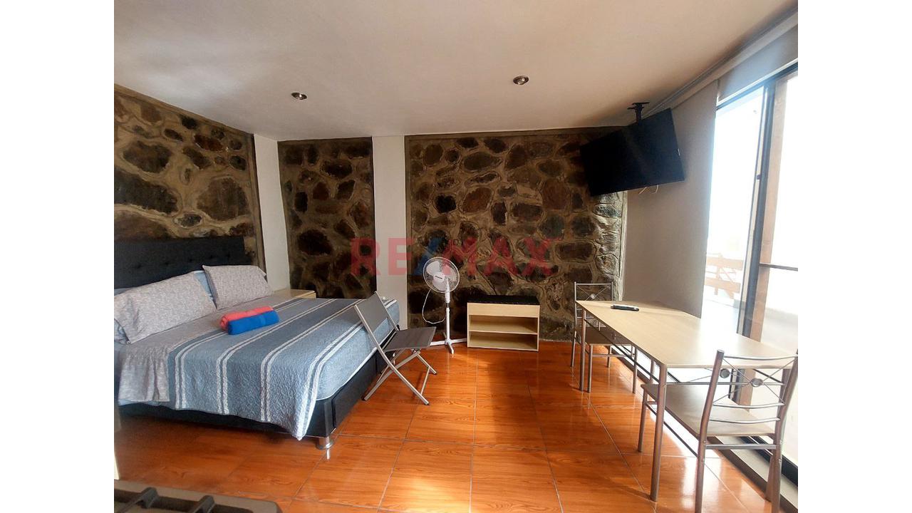 Alquiler De Mini Departamento Amoblado En 2Do Nivel Huertos De La Molina