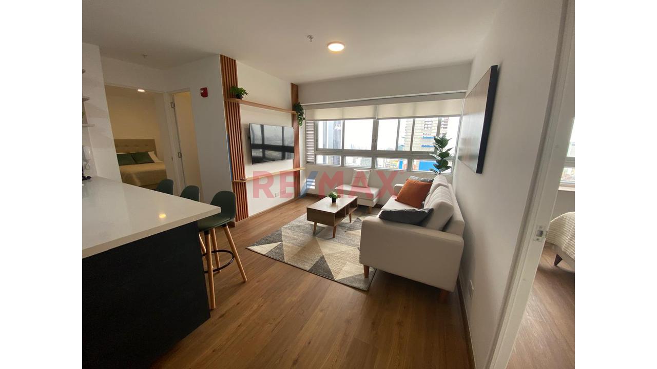 Departamento  Estreno  Amoblado En Alquiler En San Isidro De 2Habitaciones Con Estacioanamiento — foto 3