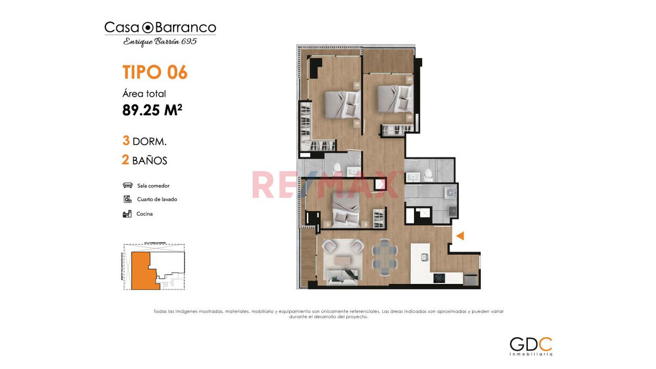 En Venta Departamento De Estreno Amoblado En Barranco Areas Comunes No Paga Alcabala — foto 6