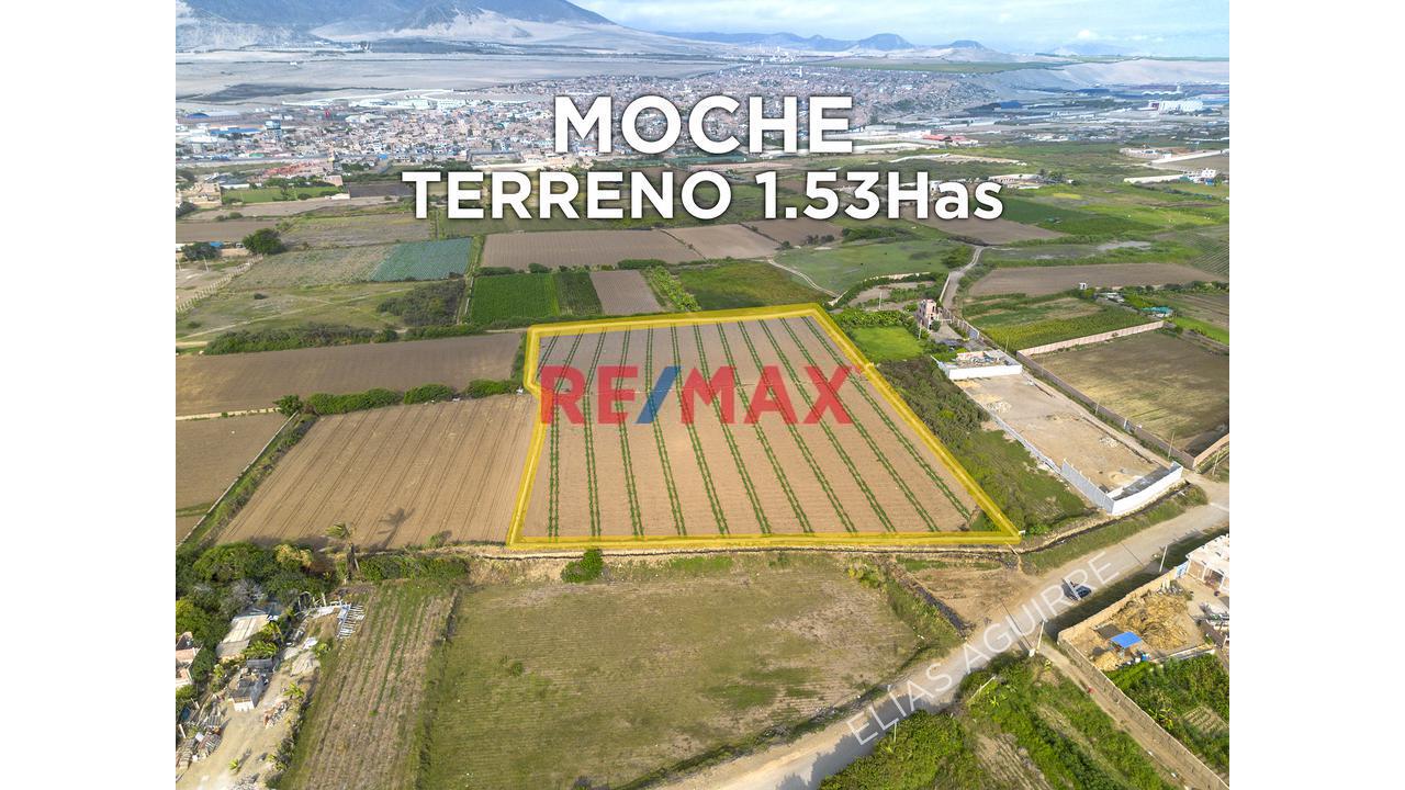 Terreno 1.53 Hectareas En Venta En Moche - 1