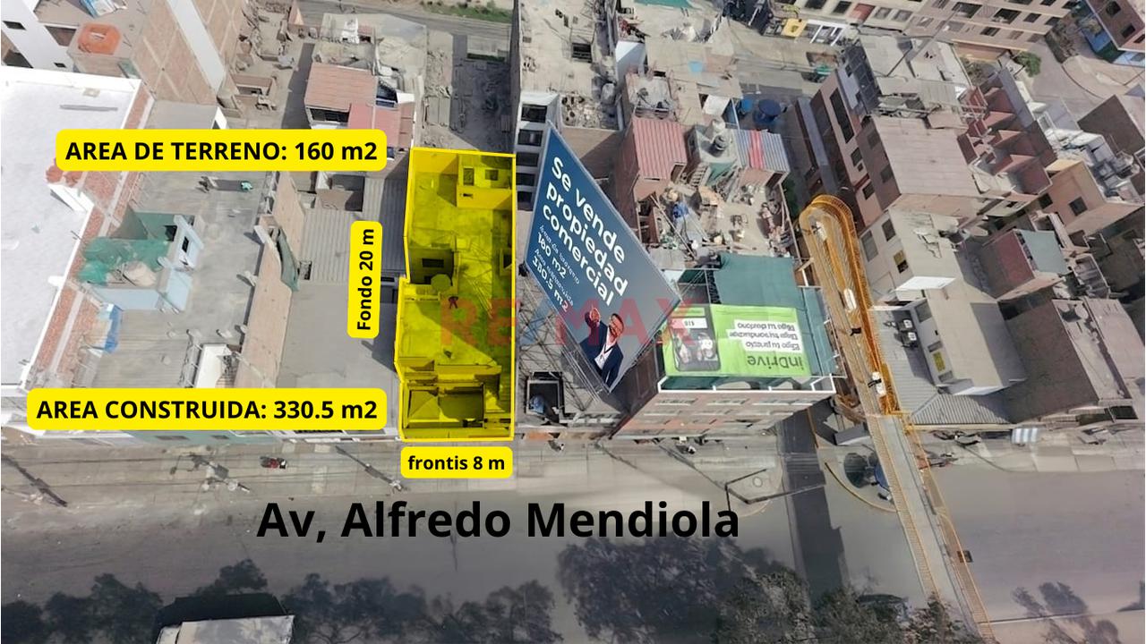 Se Vende Propiedad Comercial De 330.5 M² Ac En Av. Mendiola (Cerca Al Óvalo Habich) — foto 4