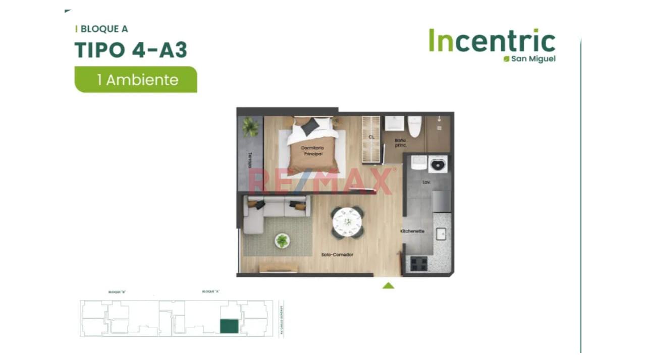 Proyecto Incentric San Miguel- Dpto. 1 Dormitorio — foto 10
