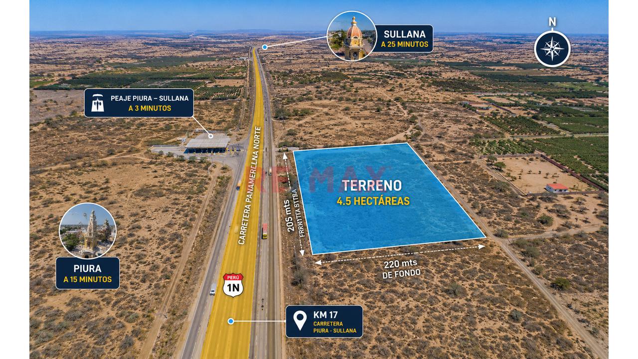 🏭🚛 Terrenos Frente A Pista En Venta | 📍 Corredor Piura – Sullana | 🛣️ Frente A La Carretera Piura – Sullana | 📍 Km 16, Km 17 Y Km 19 - 6
