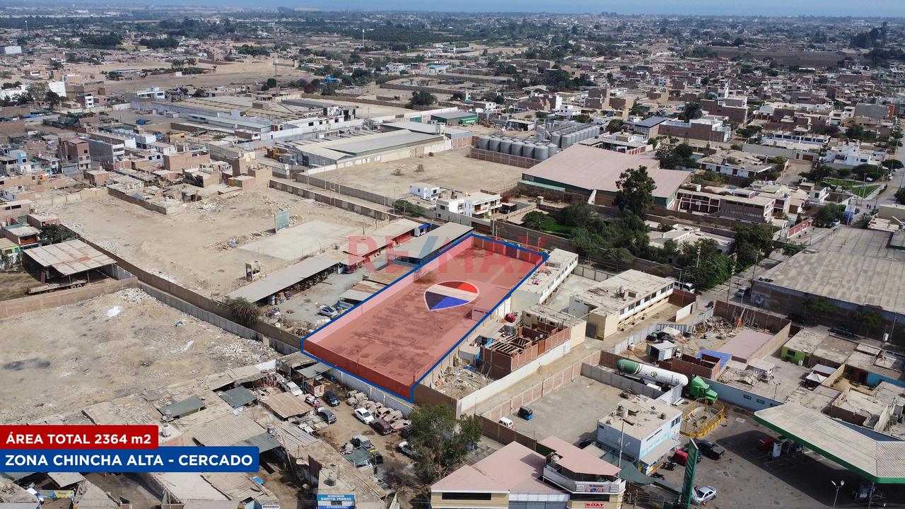 Terreno Urbano En Venta En Chincha Alta Cercado – 2,364 M² Con Doble Frente - 2
