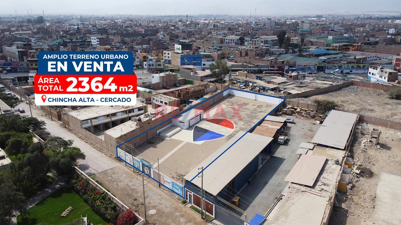 Terreno Urbano En Venta En Chincha Alta Cercado – 2,364 M² Con Doble Frente - 1