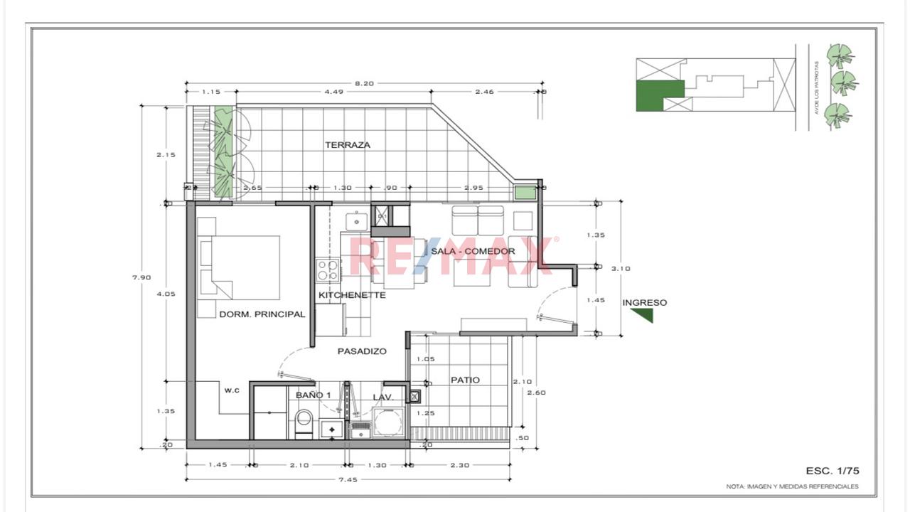 Venta Mini Departamento Con Terraza  En Estreno  San Miguel — foto 2