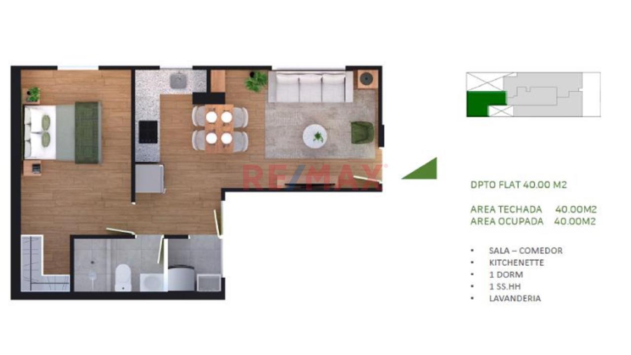 Lindo Departamento Flat En Venta En San Miguel — foto 2