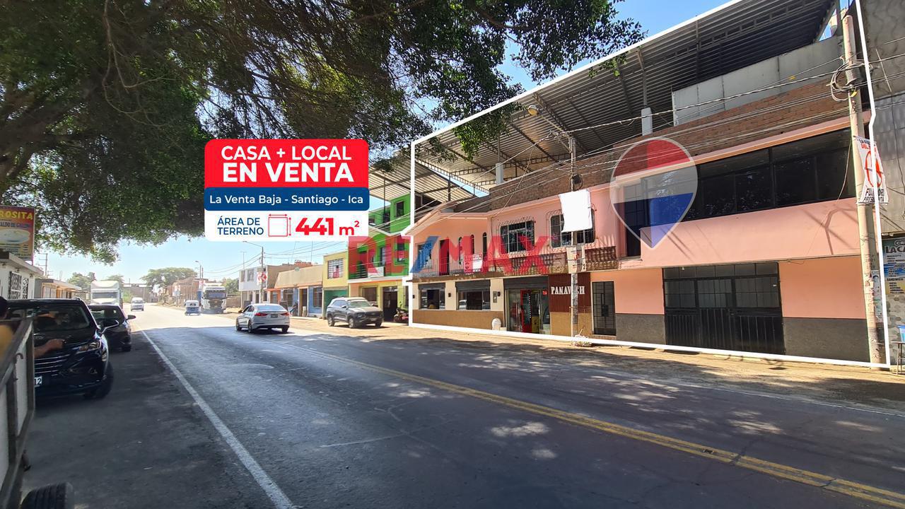 Se Vende Local Comercial Y Casa De 3 Pisos En La Venta Baja, Santiago – Ica - 1