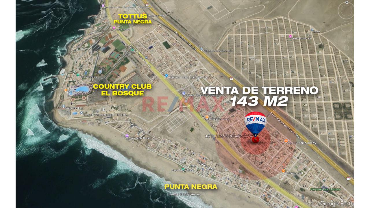 Oportunidad De Venta De Terreno De 144M2 En Punta Negra, Buena Ubicacion - 2