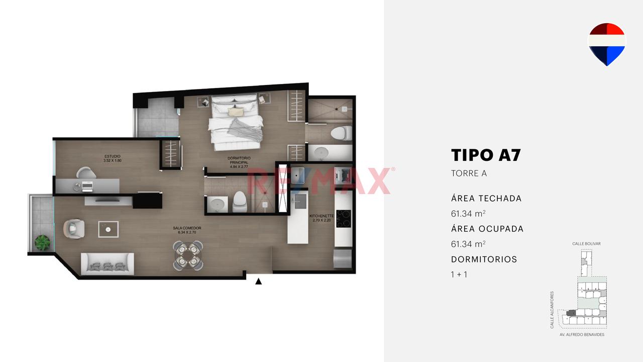 Flats De 1 + 1 Con Con Balcon Y Terraza — foto 3