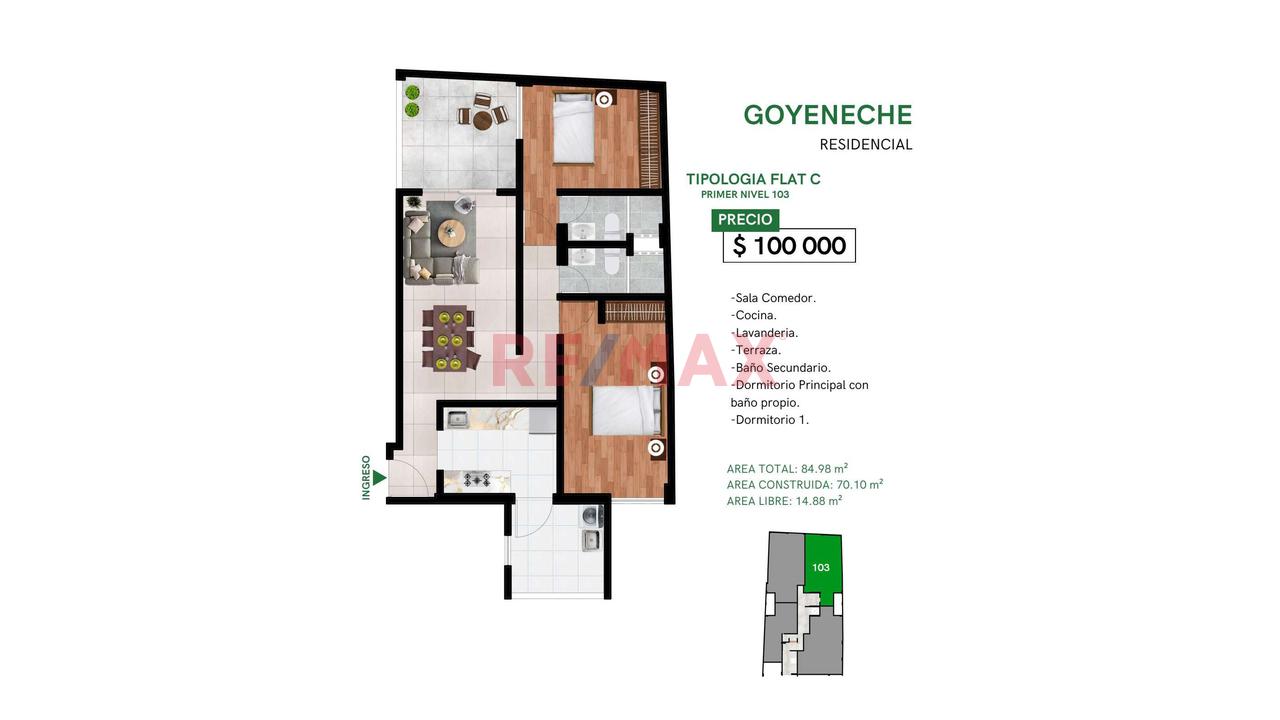 Departamento De Estreno Con Excelentes Acabados - 3