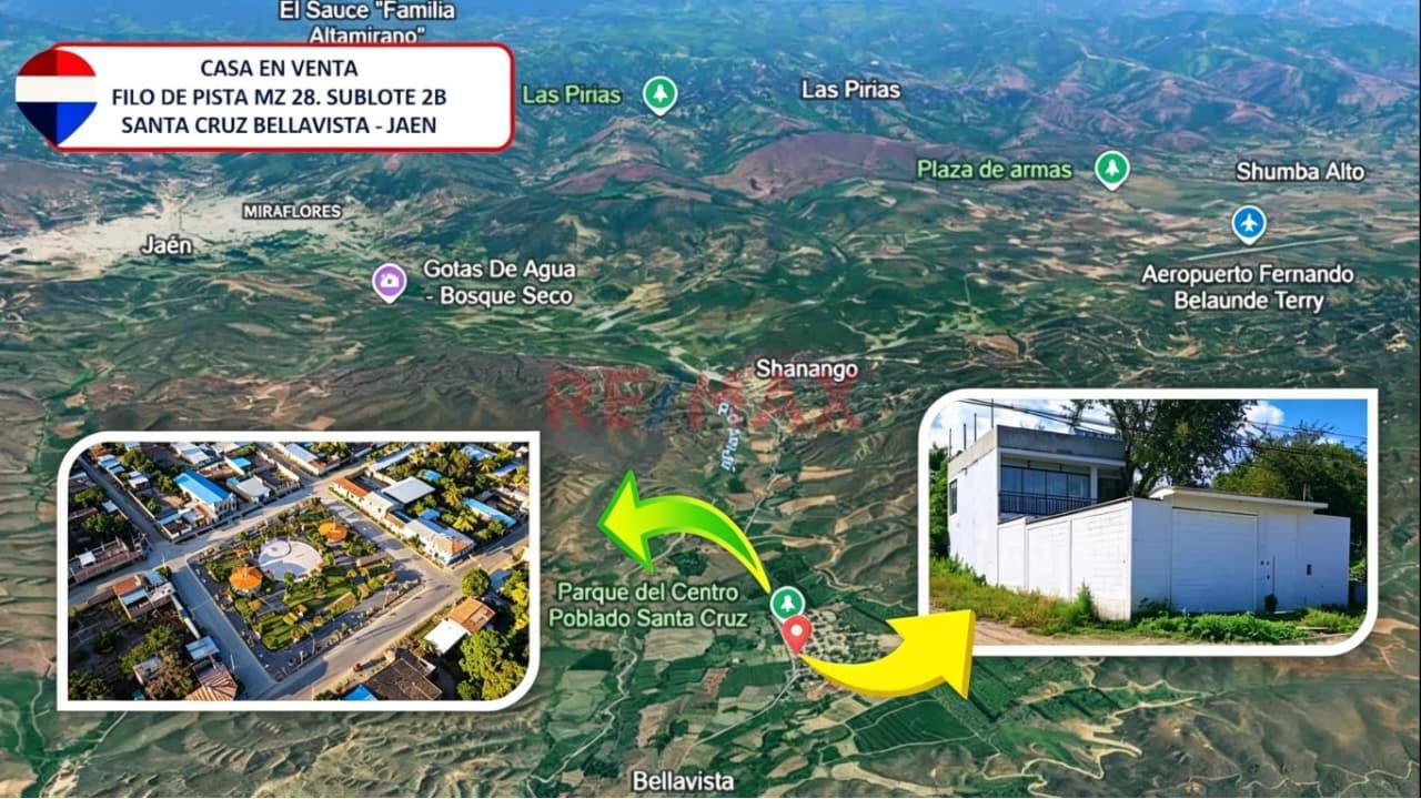 Casa Dos Pisos En Venta Santa Cruz Bellavista Jaén Cajamarca - 2