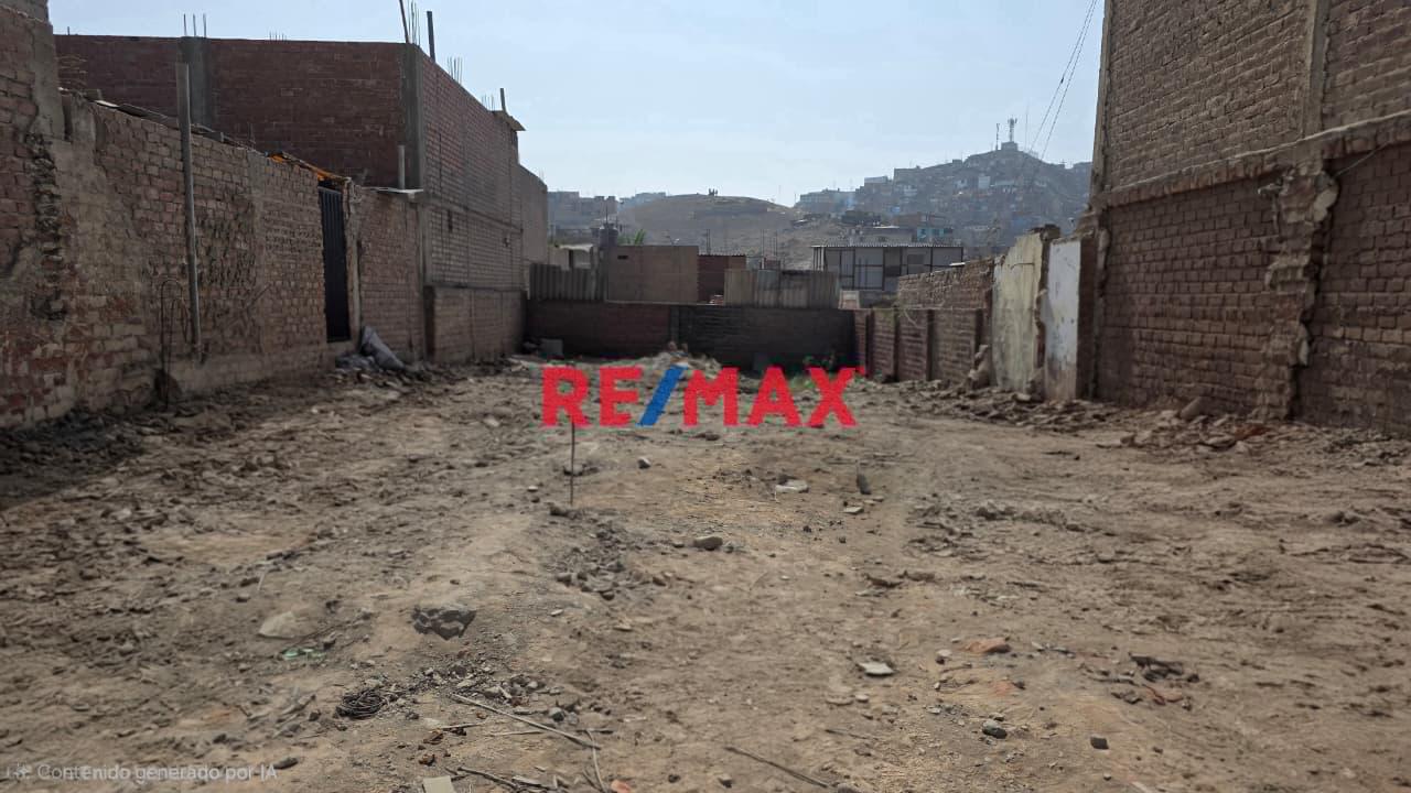 Terreno Frente A Mercado Santa Rosa En Puente Piedra - 1