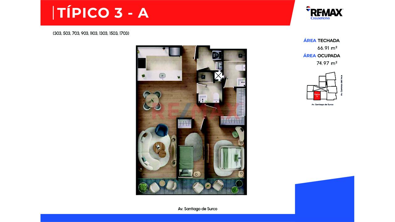 Pre-Venta De Exclusivos Departamentos De 2 Dormitorio En Surco - 4